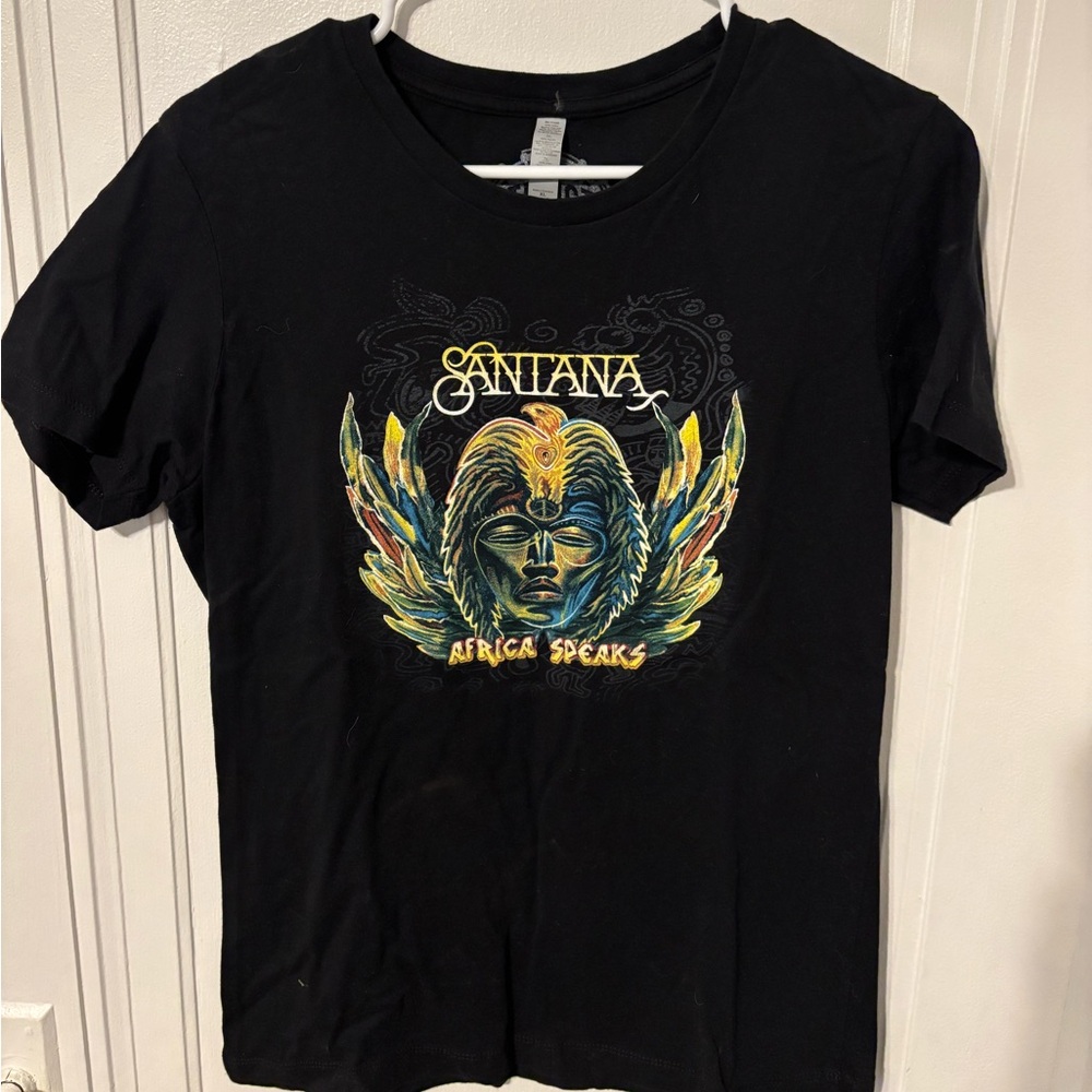 Men’s Santana Black Graphic T-Shirt “Africa Speaks”